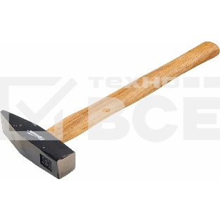 Молоток слесарный Sparta 102045 200 г, квадратный боек, деревянная рукоятка