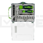 Набор отверток Сибртех отвертки реверсиные с набором бит торцевых головок 61 предметов crv, фото13