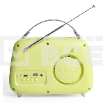 Радиоприемник СИГНАЛ БЗРП Fresh РП-343 зеленый, УКВ 87,5-108МГц, DC5В,акб,BT/USB/AUX 10125, фото4