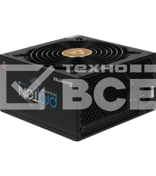 Блок питания Chieftec BDF-1000C, 1000Вт, 80 PLUS Bronze, 140мм, модульный, черный