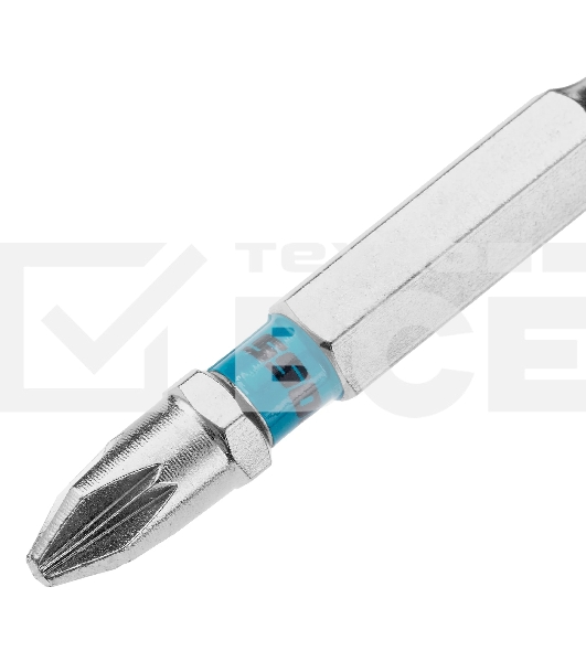 Бита Gross PZ2х50мм, сталь S2, шестигр., 10 шт.