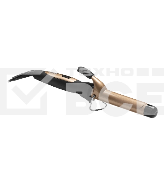 Щипцы для завивки волос BBK BST2501 черный/шампань, 25 мм, 200 °C, 1 режим