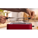 Тостер Bosch TAT3M124 красный, 950 Вт, 2 слота, фото3