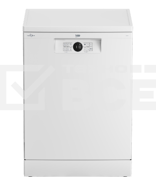 Посудомоечная машина Beko BDFN 26522 W отдельностоящая, белый