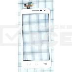 Сенсорное стекло (тачскрин) для Alcatel POP D5 5038D, белое, фото 1
