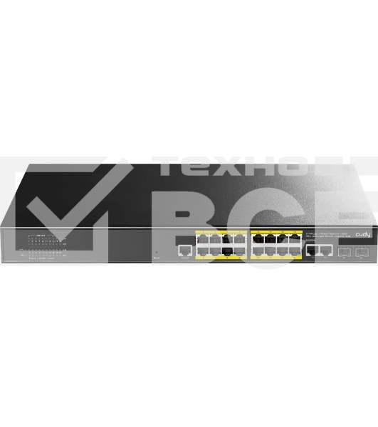 Коммутатор Cudy GS2018PS2-200W (L2) 16x1Гбит/с 2SFP 16PoE+ 200W управляемый