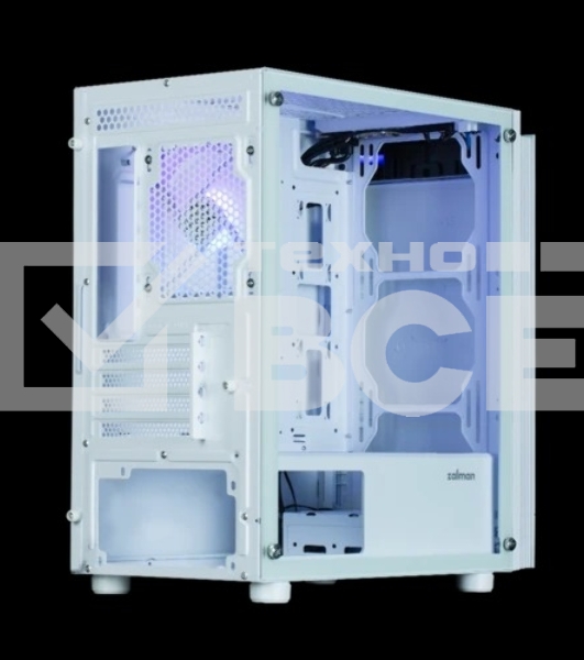 Компьютерный корпус Zalman T4 PLUS, MATX, белый, WINDOW, 1 x Combo (3.5'' or 2.5''), 1x3.5'', 2x2.5