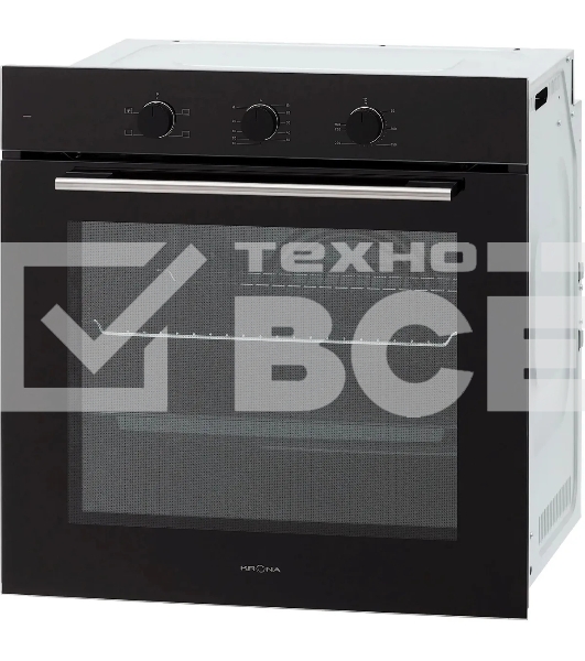 Духовой шкаф электрический Krona ELEMENT 60 BL чёрный