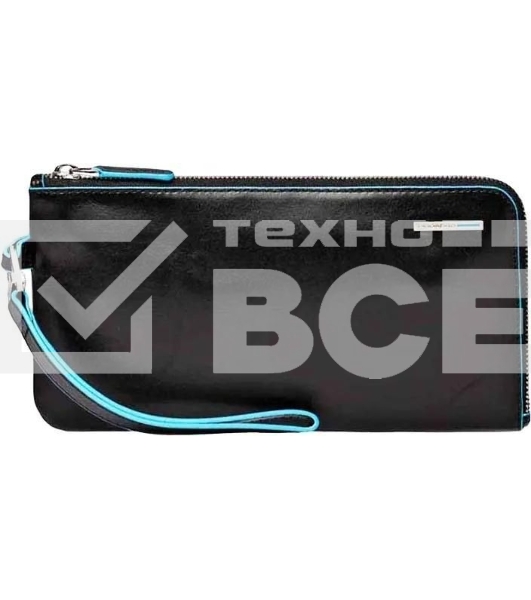 Мультипортмоне Piquadro Blue Square AC2648B2/N, черный, натур.кожа