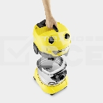 Строительный пылесос Karcher WD 4 S V-20/5/22 (1.628-260.0) желтый, 240/1000 Вт, уборка сухая/сбор воды, пылесборник мешок/контейнер, 20 л, фото5