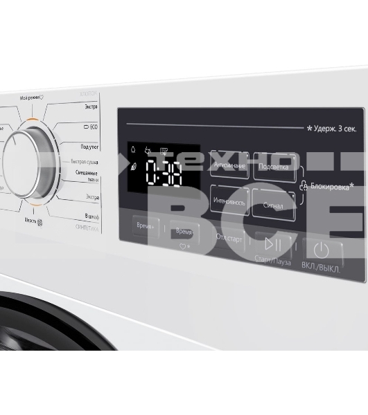 Сушильная машина Maunfeld MFDM168WH02 белый, 8 кг, сушка - тепловой насос, программ - 16, 59.5 x 84.5 x 61 см