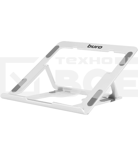 Подставка для ноутбука Buro BU-LS120 238x17x215мм 450г алюминий серебристый