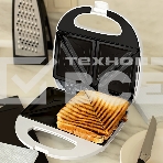 Сэндвичница Aresa AR-1205. 750 Вт. Термостойкий пластик со вставками из хромированной стали. Две сэндвичные формы., фото3