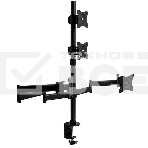 Кронштейн для мониторов Arm Media LCD-T16 черный 15'-27' макс.40кг настольный поворот и наклон верт.перемещ., фото9