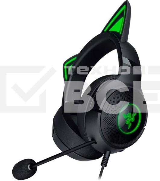 Гарнитура проводная Razer Kraken Kitty V2 - черный Headset черный