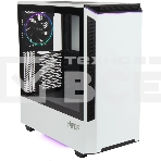 Компьютерный корпус Hiper PW81 белый без БП ATX 3x120мм 2xUSB2.0 2xUSB3.0 audio bott PSU, фото 1