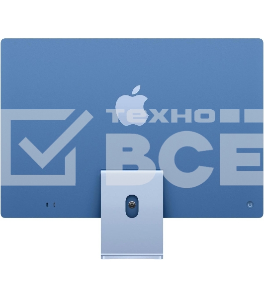 Моноблок Apple iMac A3247 24' 4.5K M4 8 core (4) 16Gb SSD 256Gb 8 core GPU macOS WiFi BT 143W клавиатура мышь Cam синий 4480x2520