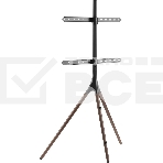 Подставка для телевизора Cactus CS-ST1246BKWN черный/орех, 45'-65' макс. 32 кг, напольный, фото2