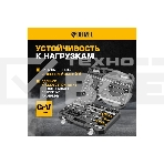 Набор инструментов Denzel 1/2', 1/4', CrV, S2, пластиковый кейс, 82 предмета, фото35