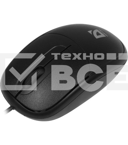 Мышь проводная Defender Datum MS-980 черный, 1000 dpi, USB, кнопки - 3