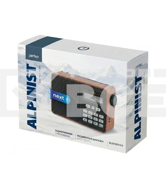 Радиоприемник PERFEO (PF_D0574) ALPINIST , коричневый