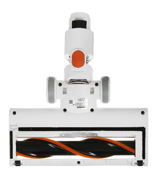 Пылесос вертикальный Redmond VH1318 белый/оранжевый, питание от аккумулятора, 200 Вт, уборка сухая, пылесборник 0,3 л