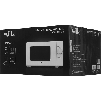 Микроволновая печь WILLZ MOS-2008MW белый, 20 л, 700 Вт, переключатели - поворотный механизм, фото2