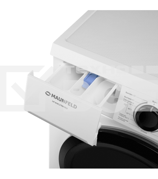 Стиральная машина Maunfeld MFWM127WH052 белый, загрузка  фронтальная 7 кг, 1200 об/мин., класс: А+++