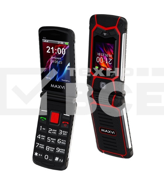Мобильный телефон Maxvi E10 красный