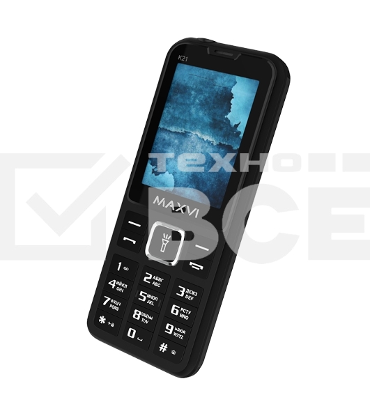 Мобильный телефон Maxvi K21 черный