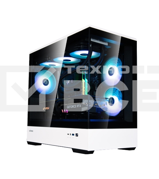 Компьютерный корпус ZALMAN P30 BW, MATX, BLACK/WHITE, WINDOW, 2x3.5