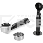 Кофеварка рожковая Kitfort КТ-7293 черный/серебристый, исп. кофе - молотый, 1.5 л, 1050 Вт, 15 Бар., фото2