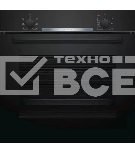 Духовой шкаф электрический Bosch HBA530BB0S черный/серебристый