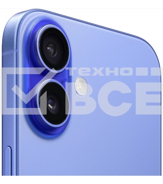Смартфон Apple iPhone 16, 8/128Gb, ультрамарин