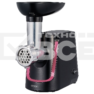 Мясорубка ECON ECO-1062MG 2000 Вт, 2,2 Кг/мин, реверс, черный с красным