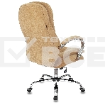 Кресло руководителя Бюрократ T-9950SL Fabric горчичный Velvet 73, крестовина металл хром, фото15