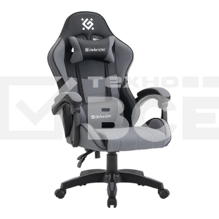 Кресло игровое Defender STRIDER черный/серый, PU