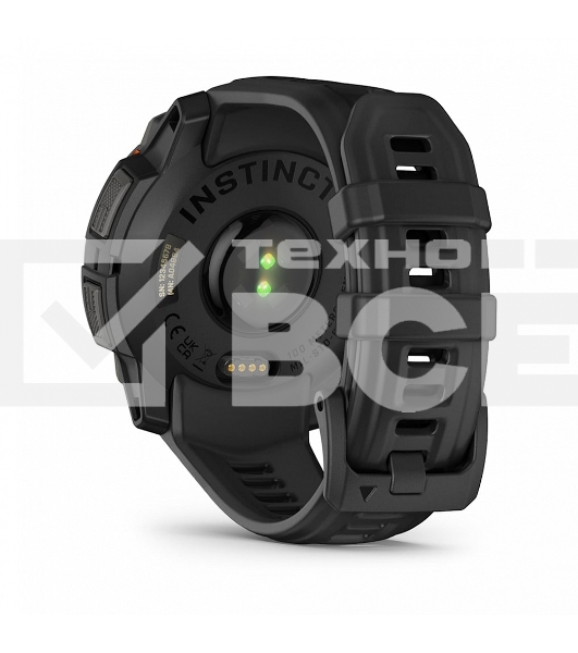 Смарт-часы Garmin Instinct 3 Solar черный, черный ремешок 45мм