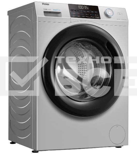 Стиральная машина Haier HW70-BP12959ASE серебристая, загрузка фронтальная 7кг, 1200 об/мин., класс: A+++