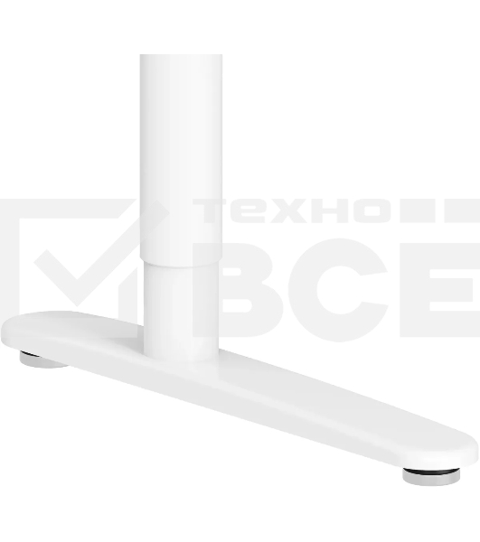 Стол для компьютера Cactus CS-EGD-WT-LED столешница закаленное стекло, белый каркас белый