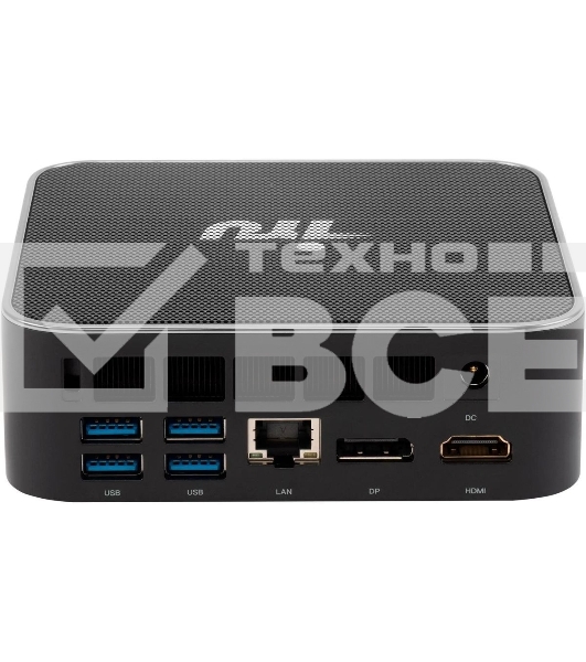 Мини ПК IRU Tactio 525 Ryzen 7 6800H (3.3) 16Gb SSD 1Tb 680M FreeDOS GbitEth WiFi BT черный (2113241)