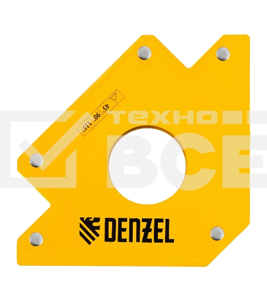 Фиксатор магнитный Denzel для сварочных работ усилие 75 LB