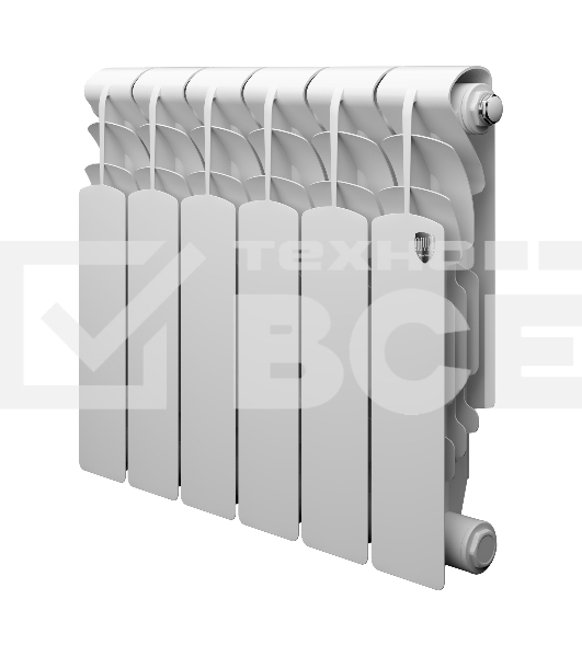 Радиатор алюминиевый Royal Thermo Revolution A 350 - 6 секц.