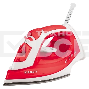 Утюг Scarlett SC-SI30P15 красный, 2000 Вт