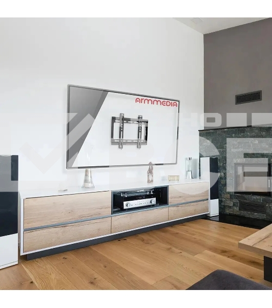 Кронштейн для LED/LCD TV ARM Media STEEL-5 черный, 15'-47', max 35 кг, 0 ст свободы, от стены 20 мм, VESA 200x200 мм