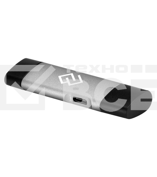 Кард-ридер Digma CR-СU2520-G/серый/SD/TF/micro-SD/micro-SDXC/miсro-SDHC/USB 2.0/Type-C/алюминий