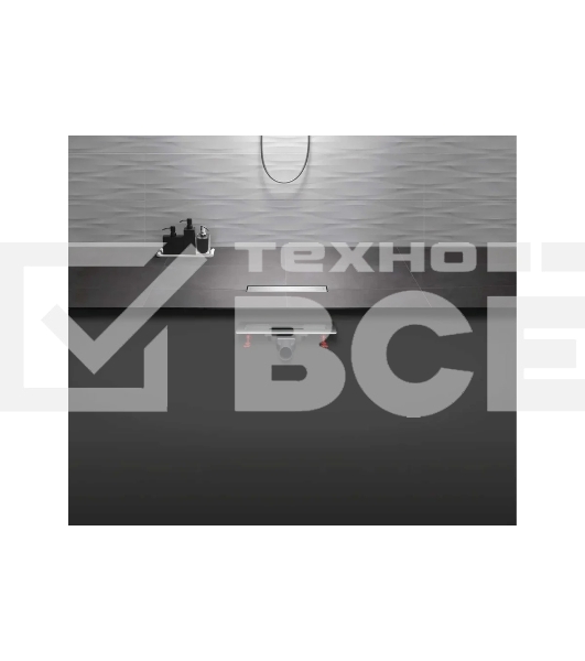 Трап линейный WIRQUIN VENISIO SLIM L700 мм сухой затвор