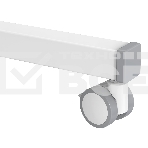 Стол для ноутбука Cactus VM-FDE101 столешница МДФ белый 80x60x123см (CS-FDE101WWT), фото2