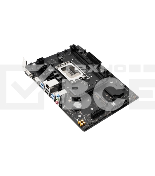 Материнская плата Maxsun Challenger B760M-N D5, LGA 1700, Intel B760, 2xDDR5, 3xSATA, 2xM.2, 1xPCIe 4.0 x16, 1xPCIe x4, 1xVGA, 1xHDMI, 1x 1Gb LAN, 2xUSB-A 2.0, 4xUSB-A 3.2 Gen 1, 5.1, mATX