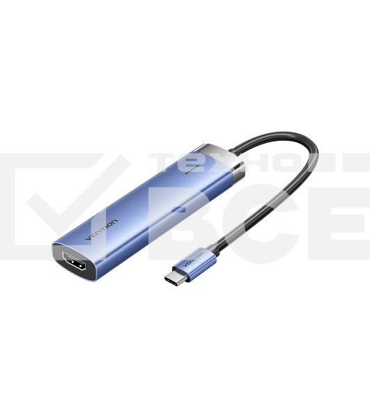 Мультифункциональный хаб Vention USB Type C 5 в 1
